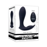 Evolved Take Me Out Black Remote-Control Vibrator