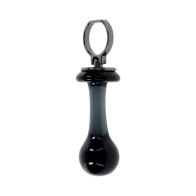 Gender X Sleek Glass Anal Plug Black