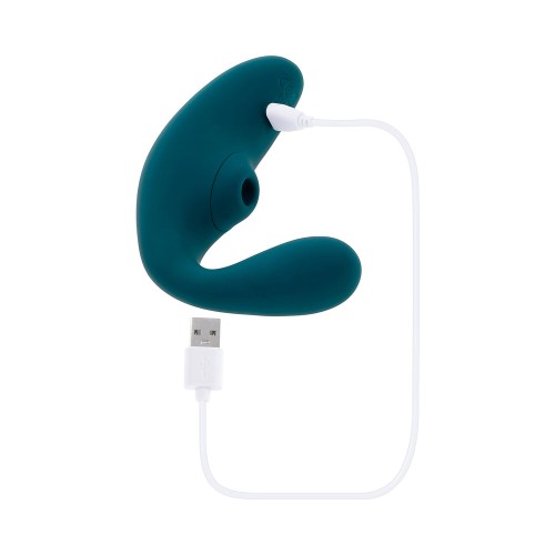 Playboy Charmer Vibrator in Deep Teal