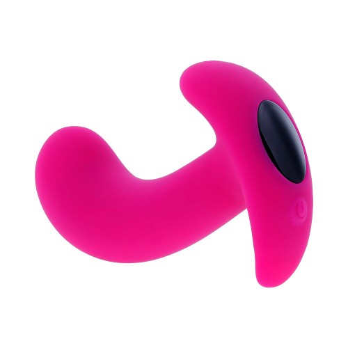 Selopa Hooking Up Vibrator with Remote Control Pink