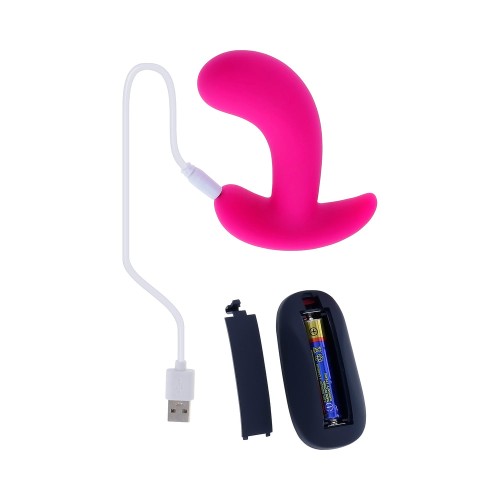 Selopa Hooking Up Vibrator with Remote Control Pink