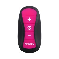 Selopa Hooking Up Vibrator with Remote Control Pink