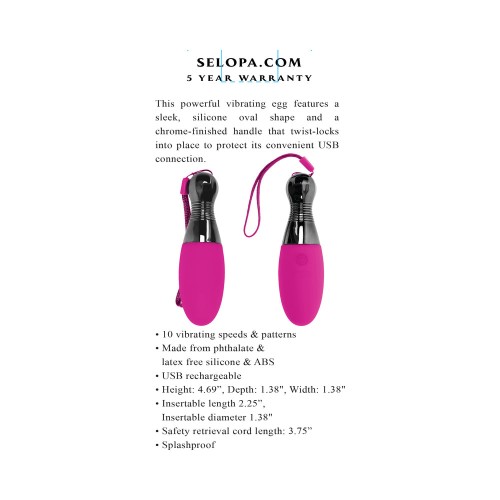 Selopa Companion USB Rechargeable Egg