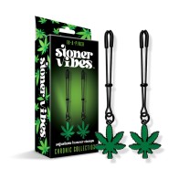 Stoner Vibes Pinzas Ajustables para Pezones