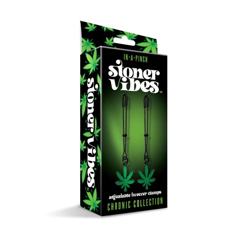 Stoner Vibes Pinzas Ajustables para Pezones