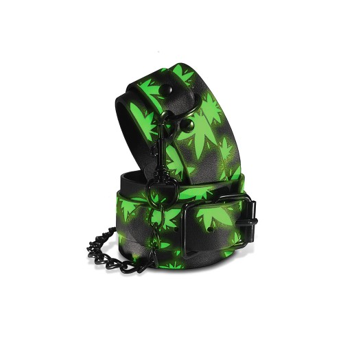 Stoner Vibes Glow in the Dark Ankle Cuffs - Chronic Collection