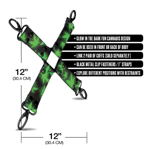 Stoner Vibes Glow in the Dark Hogtie - Fun and Versatile Bondage