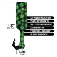 Stoner Vibes Glow in the Dark Paddle - Cannabis Design