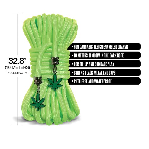 Stoner Vibes Glow in the Dark Rope 32 ft.