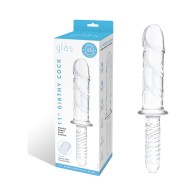 Glas Double-Ended Cock with Handle for Pleasure