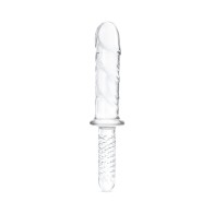 Glas Double-Ended Cock with Handle for Pleasure