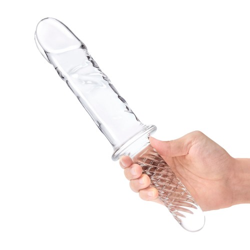 Glas Double-Ended Cock with Handle for Pleasure