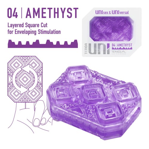 Tenga UNI Amethyst Universal Pleasure for Everyone