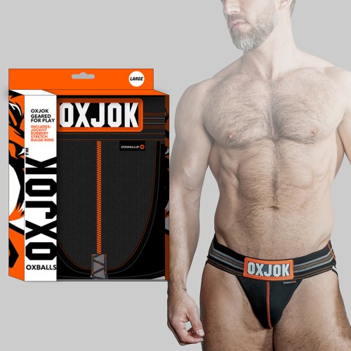 Oxballs Oxjok Slingjock Upthrust Jock Black Iron S