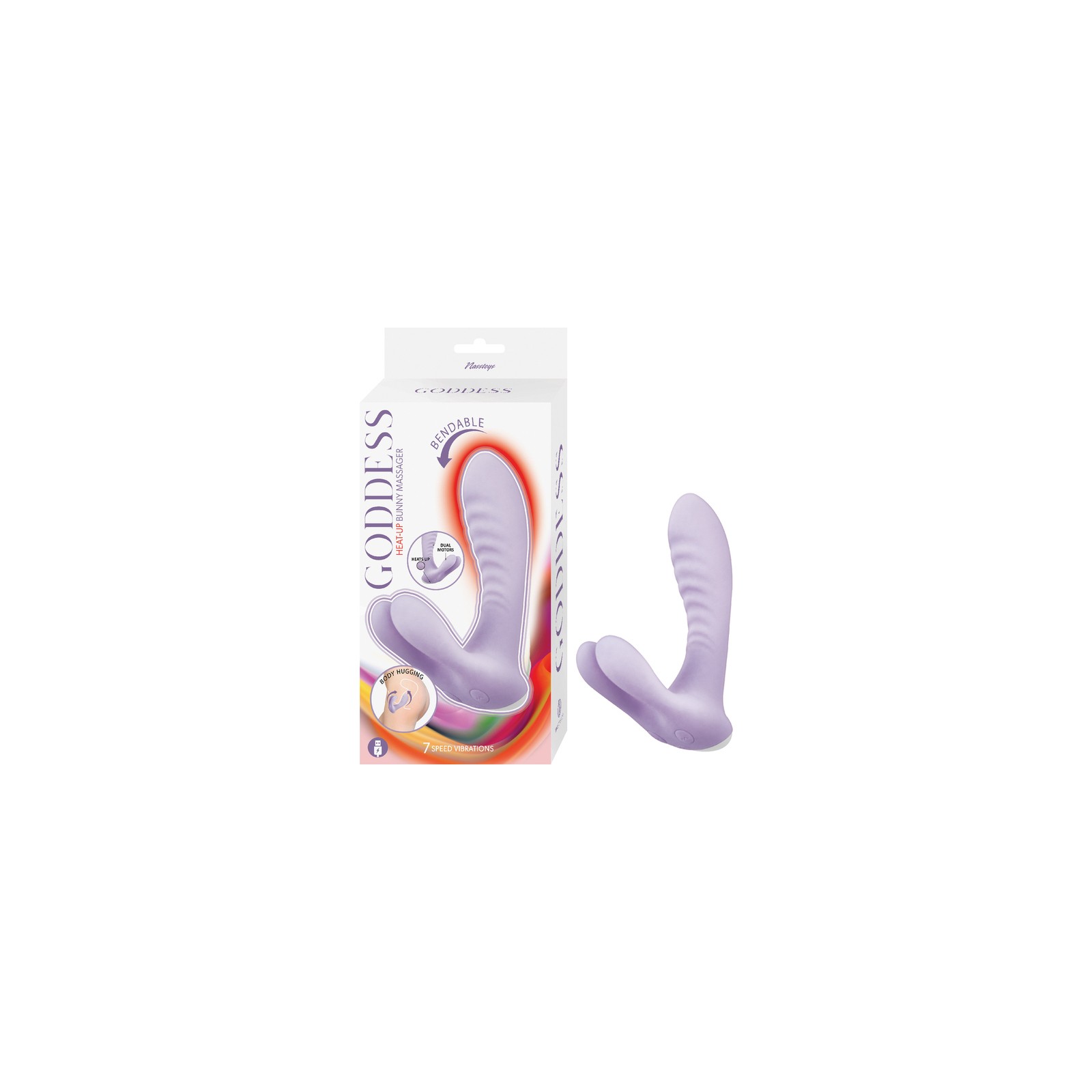 Goddess Heat-Up Bunny Massager Lavender