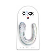 Dildo Doble Problema Medio King Cock Clear