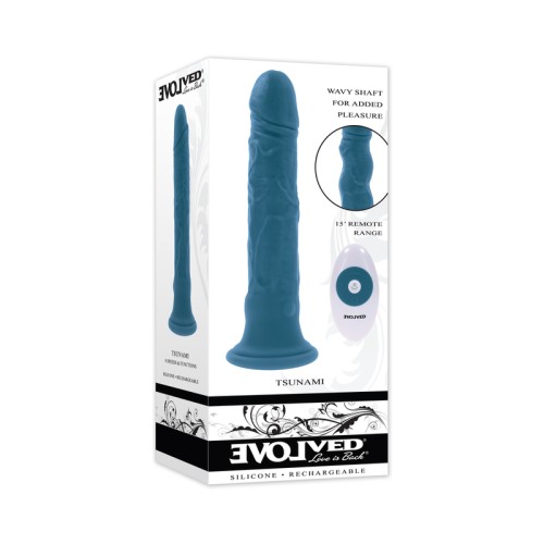 Evolved Tsunami Rechargeable Vibrating Dildo - Intense Pleasure