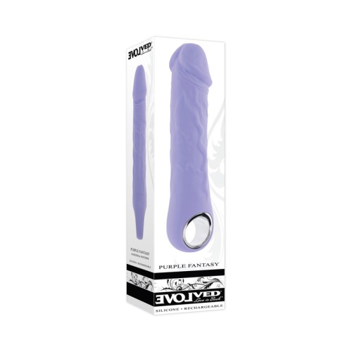 Vibrador Recargable Evolved Purple Fantasy de Silicona