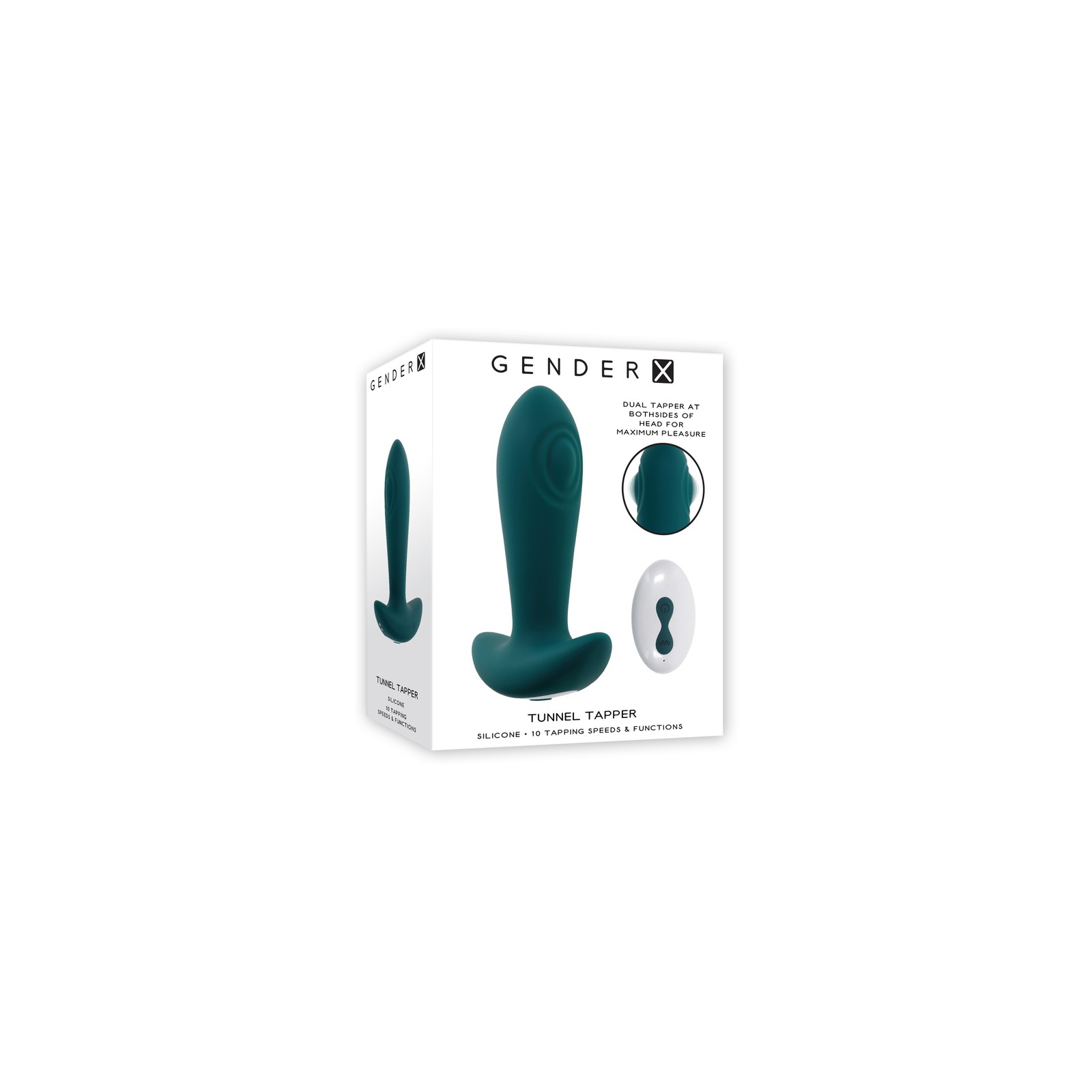 Plug Recargable Gender X Tunnel Tapper para Estimulación Profunda