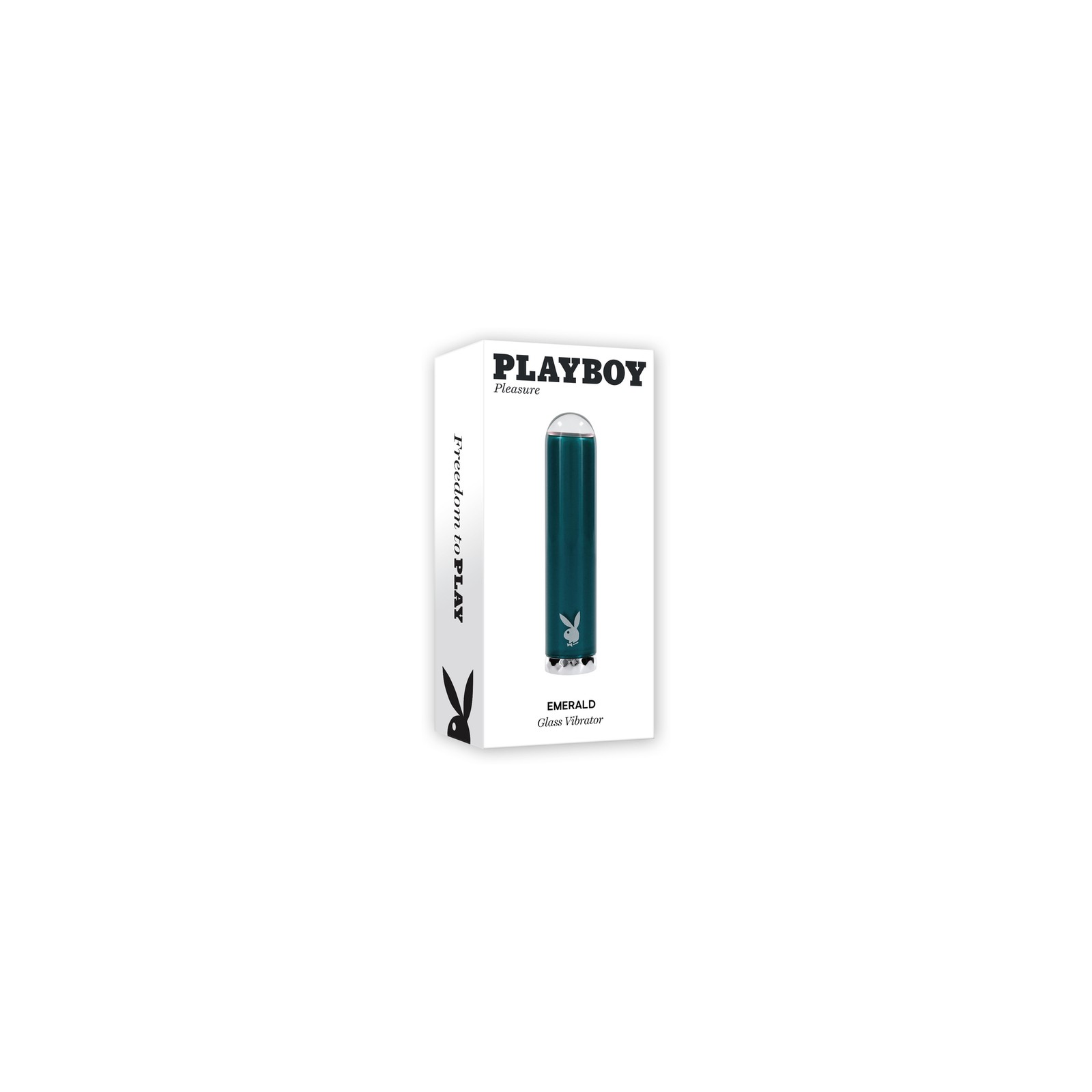 Playboy Emerald Rechargeable Glass Vibrator