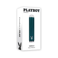 Vibrador de Vidrio Recargable Playboy Emerald