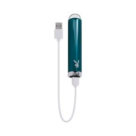 Playboy Emerald Rechargeable Glass Vibrator