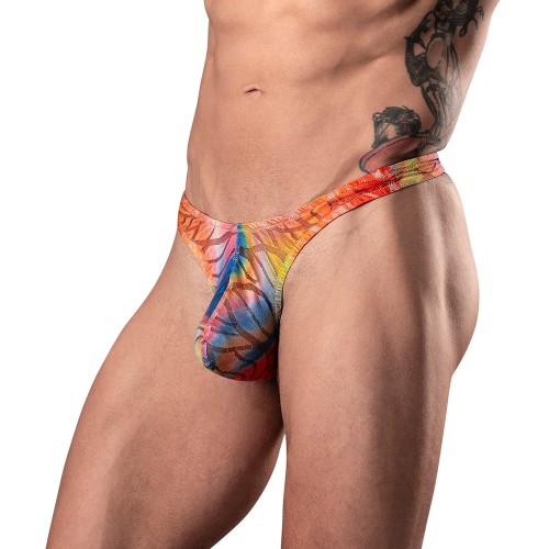 Male Power Lace Or Mine Bong Thong Multicolor