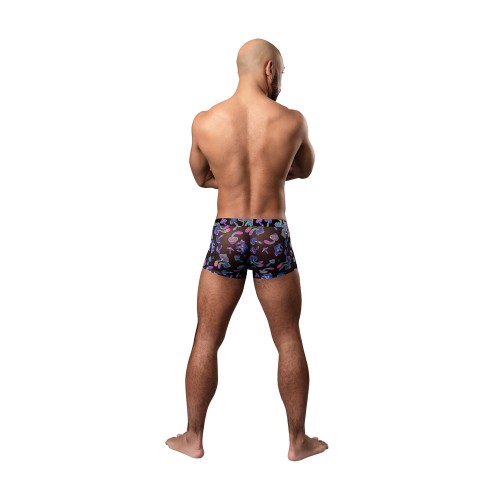 Male Power Hazy Dayz Pouch Shorts XL Mushrooms - Stylish Comfort