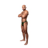 Male Power Hazy Dayz Micro Thong Pot Leaf L/XL