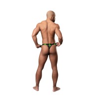 Male Power Hazy Dayz Micro Thong Pot Leaf L/XL