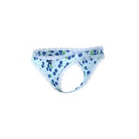 Tanga Sin Fondo Blueberry S/M