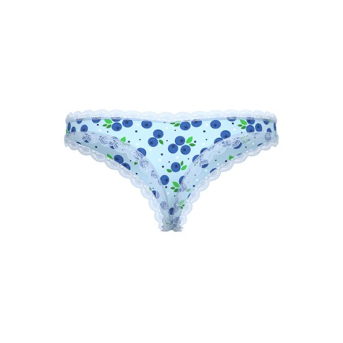 Tanga Sin Fondo Blueberry S/M