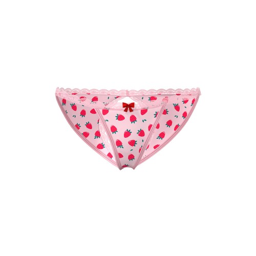 Sweet Treats Crotchless Panty - L/XL