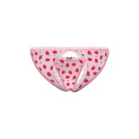 Sweet Treats Crotchless Panty - L/XL