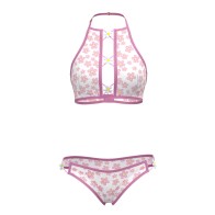 Magic Silk Daisy Bralette and Panty Set for Flirty Fun