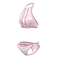 Magic Silk Daisy Bralette and Panty Set for Flirty Fun