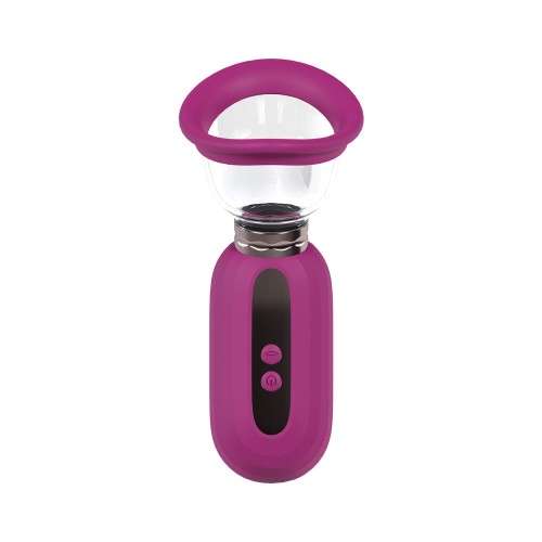 Pumped Dazzling Automatic Rechargeable Vulva & Breast Pump Pink - Enhance Your Sensitivity