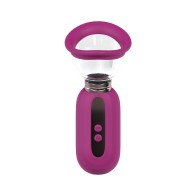 Pumped Dazzling Automatic Rechargeable Vulva & Breast Pump Pink - Enhance Your Sensitivity