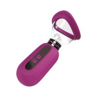 Pumped Dazzling Automatic Rechargeable Vulva & Breast Pump Pink - Enhance Your Sensitivity