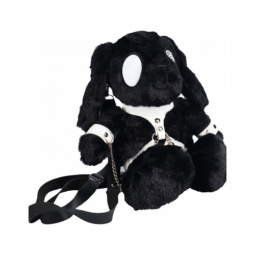 Large Black Bunny Backpack for Everyday Use