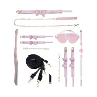 Kit de Colección Ouch! París - Esenciales de Bondage Rosa