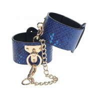 Ouch International Florence Collection Handcuffs Blue