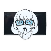 Geeky & Kinky Nerdy Girl V2 Enamel Pin for Fans