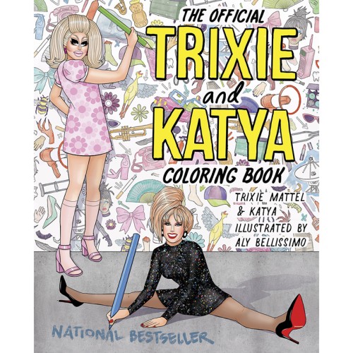 Libro para Colorear Oficial de Trixie y Katya para Creatividad