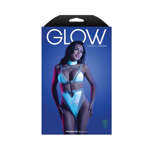 Fantasy Lingerie Prismatic Cut-Out Bodysuit for Daring Look