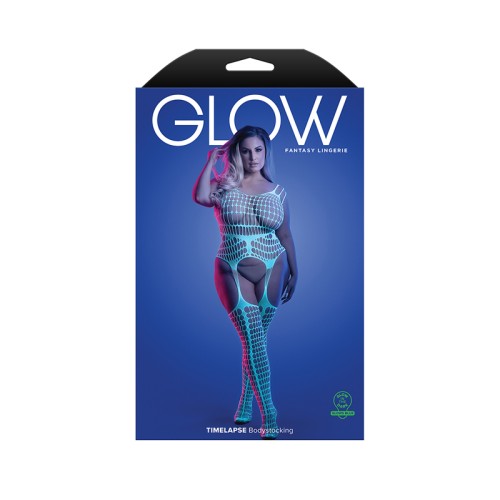 Glow-In-The-Dark Bodystocking for Night Pleasure