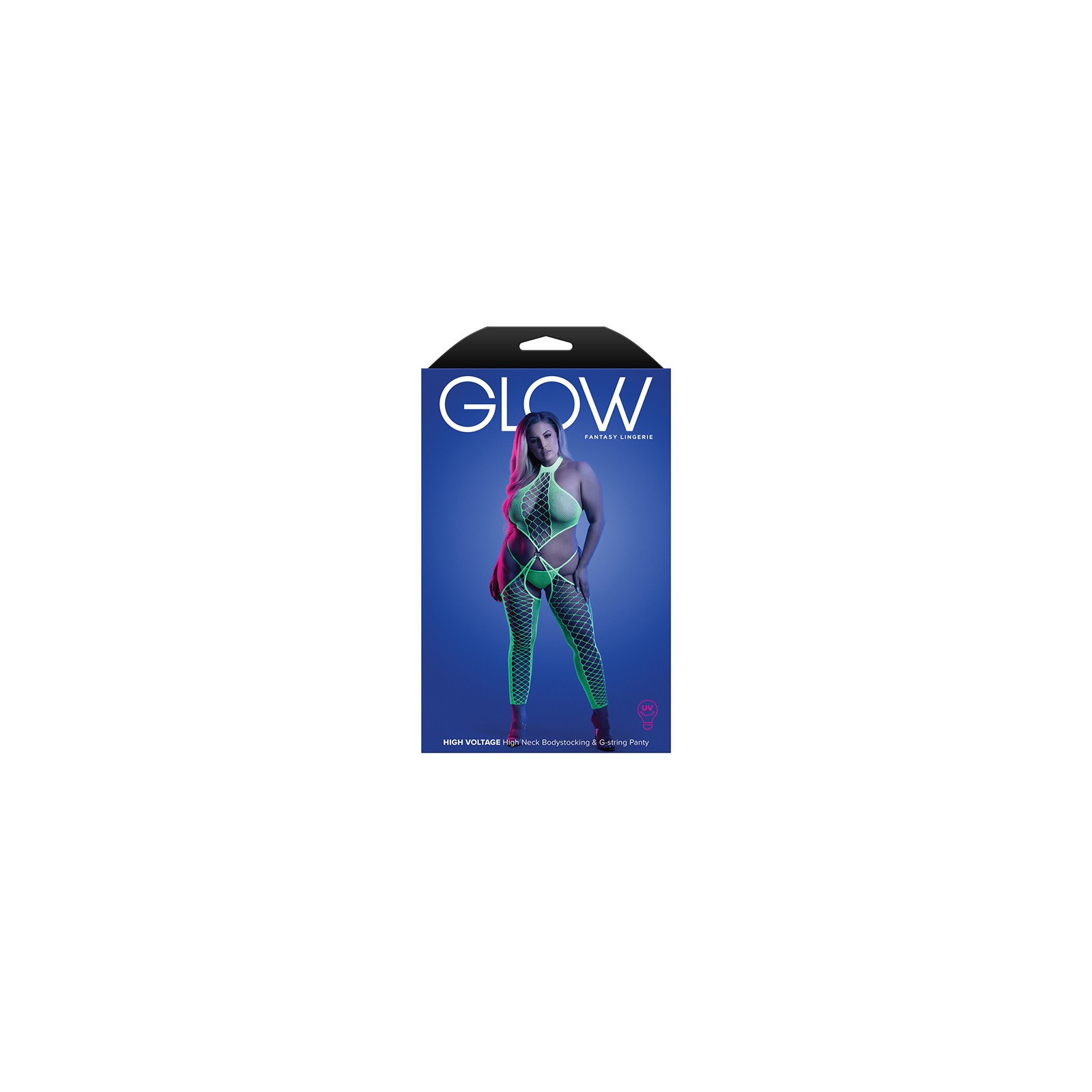 Fantasy Lingerie UV Reactive Bodystocking