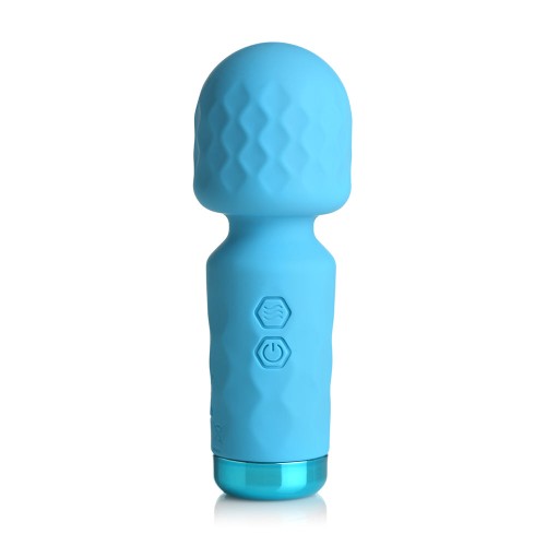 BANG! 10X Mini Silicone Wand Blue - Compact Pleasure Power