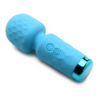 BANG! 10X Mini Silicone Wand Blue - Compact Pleasure Power