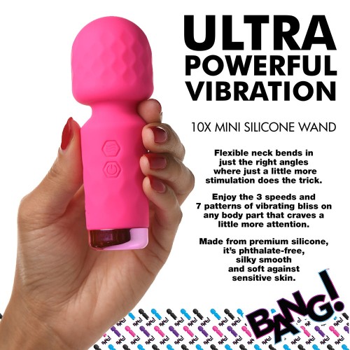 Varita Mini Silicona 10X BANG! Rosa